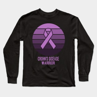 Crohn's Disease Warrior Awareness Long Sleeve T-Shirt